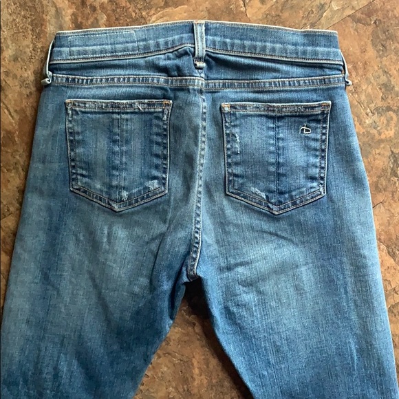 Rag Bone denim skinny jeans Brunswick distressed - Picture 5 of 8